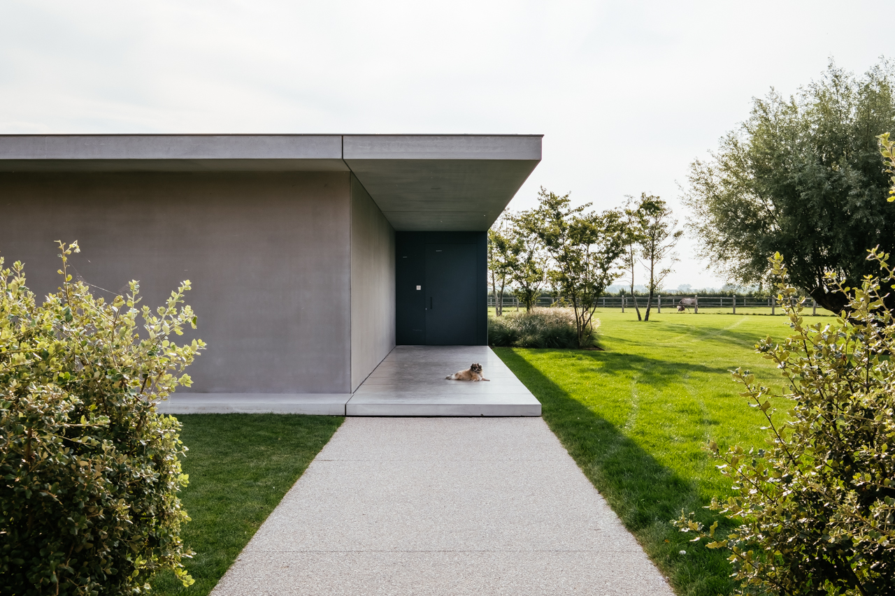 concrete villa